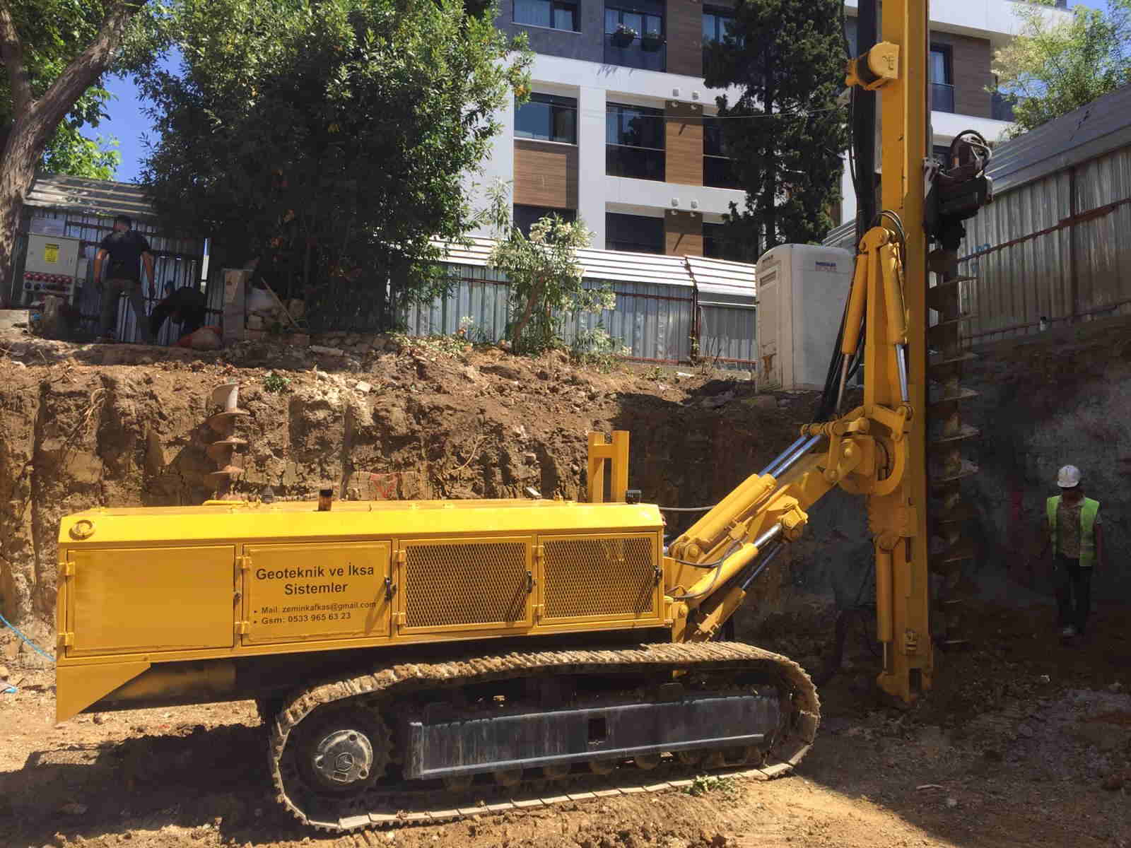 used micro pile rig Turkey second hand (2)